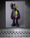 Картина для интерьера в офис - KAWS анатомия цвета - 30х40 см