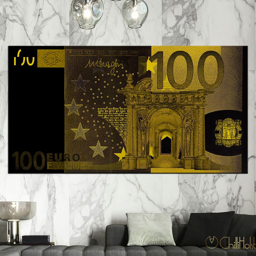 Картина - 100 Euro gold | ChilliHolst