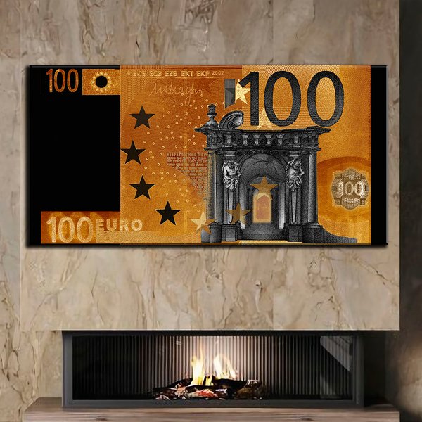 Картина - 100 Euro gold art | ChilliHolst