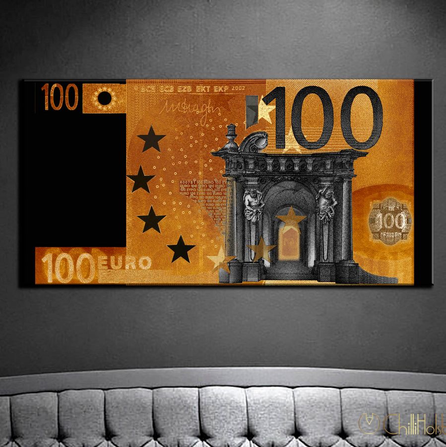 Картина - 100 Euro gold art | ChilliHolst