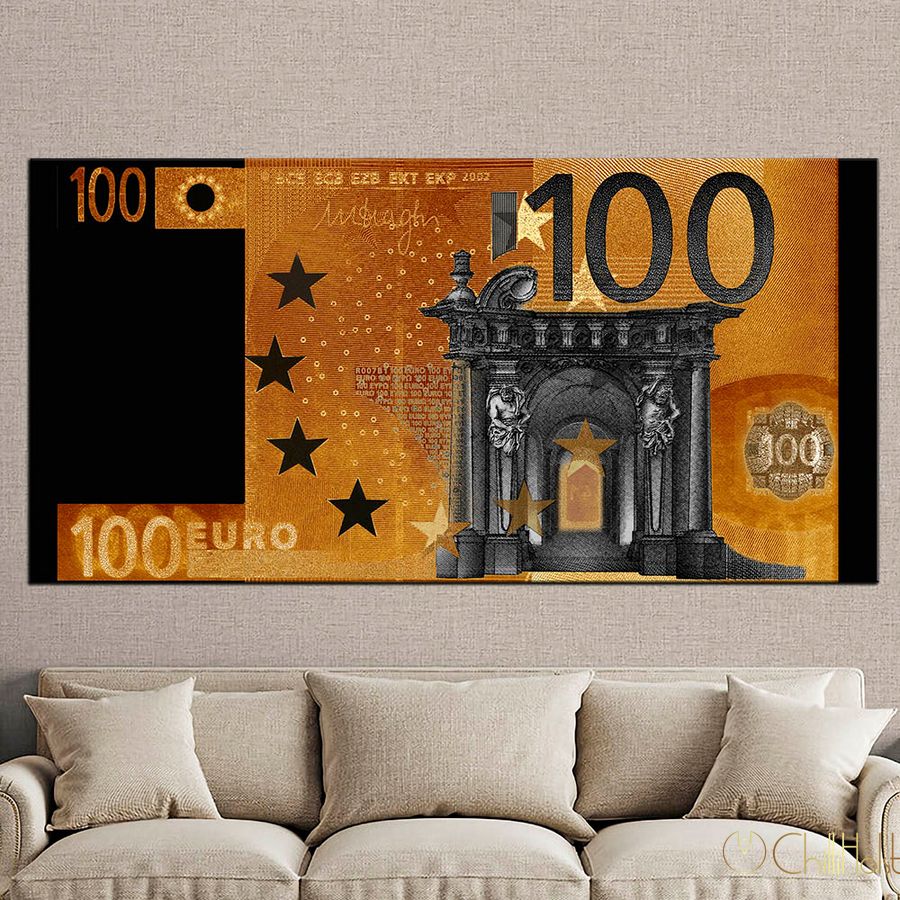 Картина - 100 Euro gold art | ChilliHolst