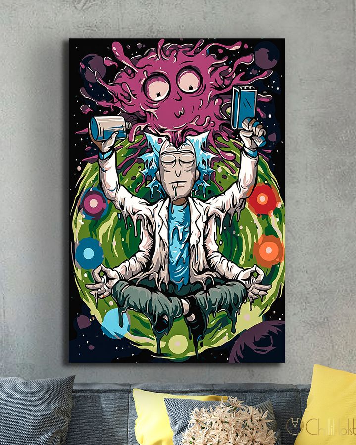 Картина на подарунок - Rick Sanchez ART - 40х60 см