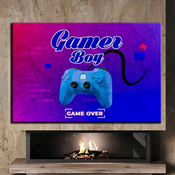 Картина в офіс або у кімнату - Games boy - 40х60 см