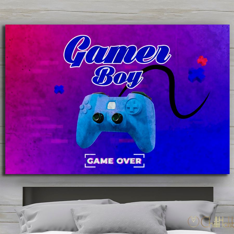 Картина в офис или в комнату - Games boy - 40х60 см