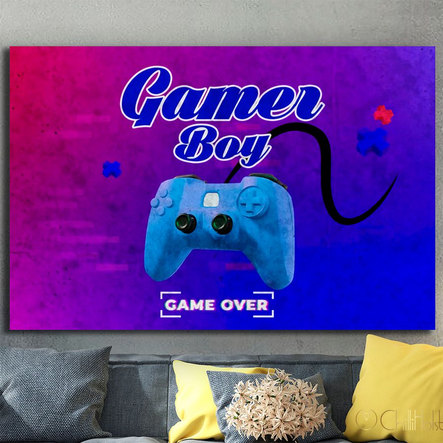 Картина в офис или в комнату - Games boy - 40х60 см