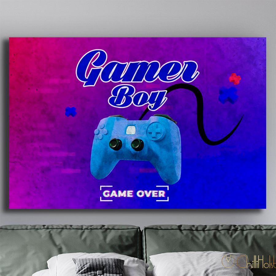 Картина в офис или в комнату - Games boy - 40х60 см