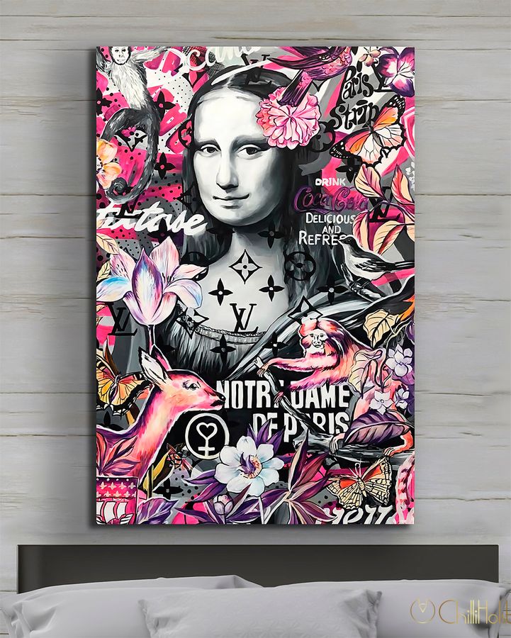 Картина - Mona Lisa Graffiti Art | ChilliHolst