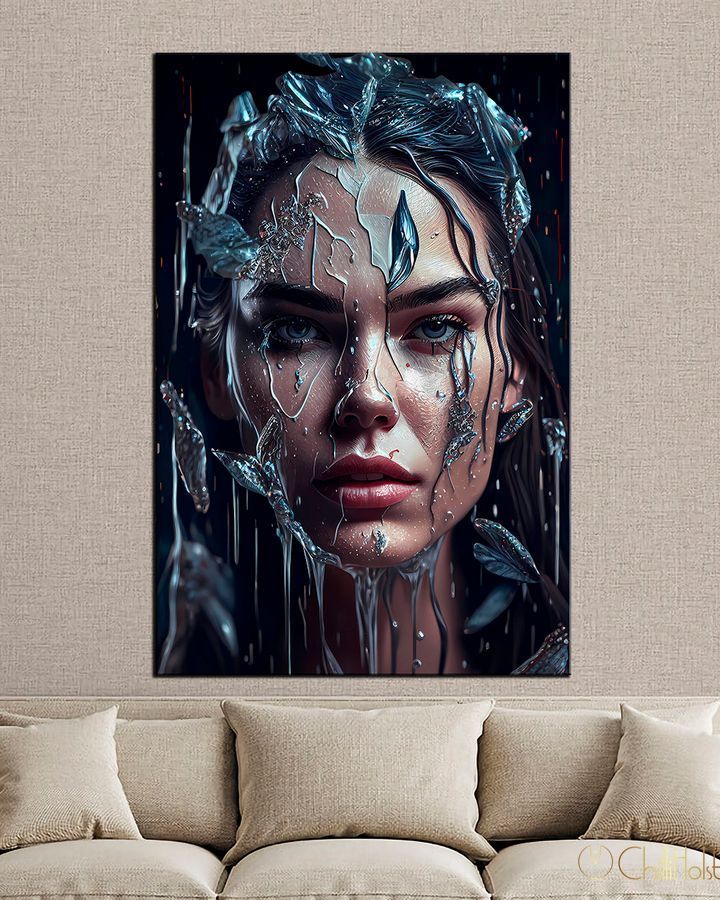 Картина - Девушка в белом золоте | ChilliHolst