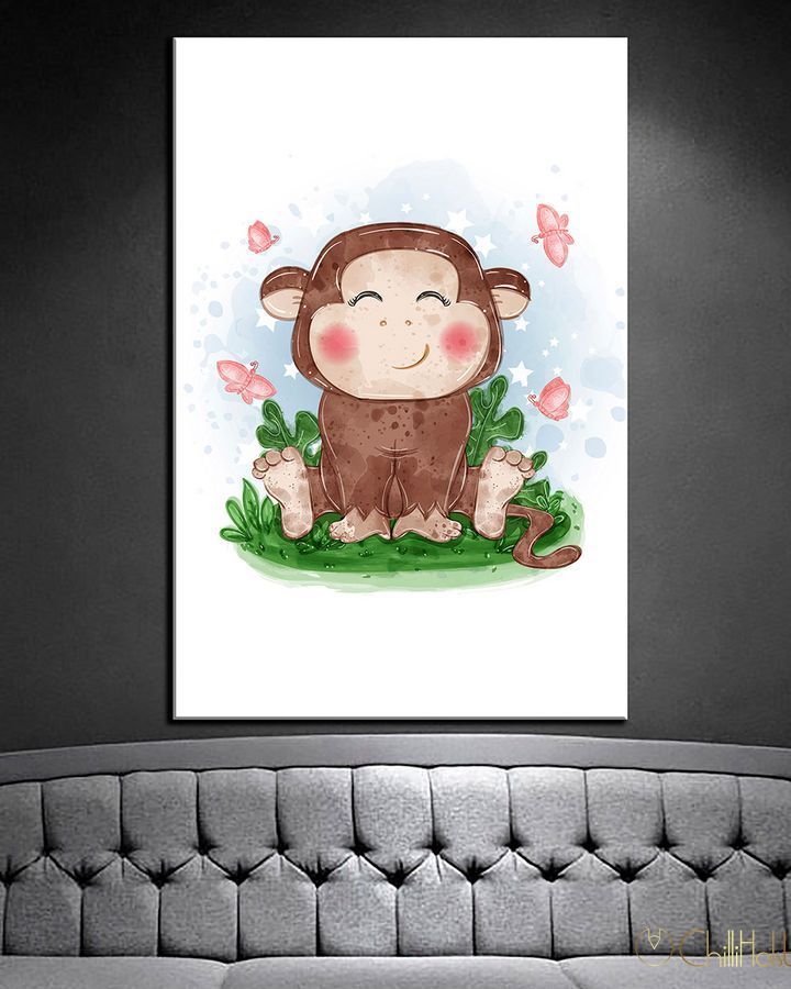 Картина - Усміхнена мавпочка | ChilliHolst