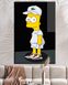 Картина на подарок - Bart Simpson OFF - 40х60 см