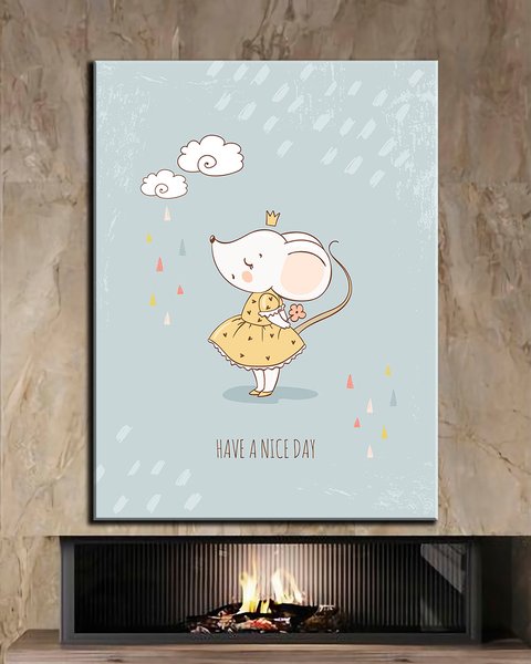 Картина - Дівчинка мишка | ChilliHolst