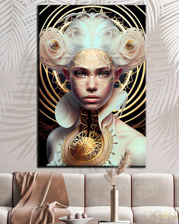 Картина - Космічна дівчина | ChilliHolst