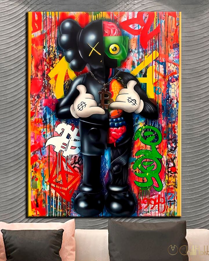 Картина для офиса - KAWS ART- 30х40 см