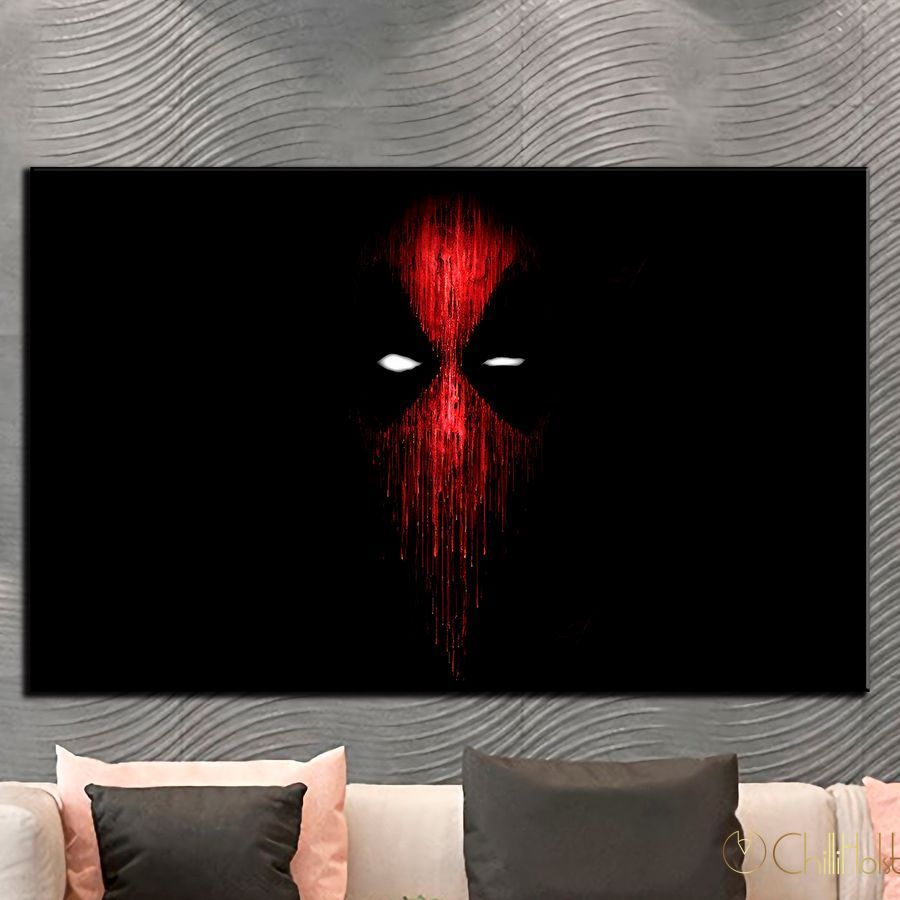 Картина - Дедпул-маска-мінімал | ChilliHolst